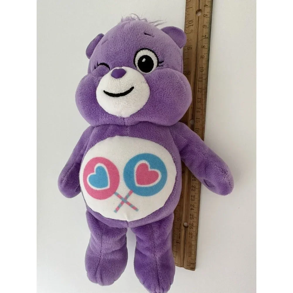 Care Bear Plush Stuffed Animals, Cheer Bear‎ and Share Bear, Lot of 2, 9 Inches